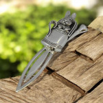 Sterling Silver Bookmark - Rabbit in a Watering Can