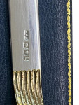 Solid Silver Letter Opener - London - 1986 by Grant MacDonald (Arts & Crafts)