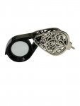 Solid Silver Jewellery Loupe / Magnifing Glass (Pierced)