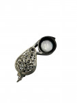 Solid Silver Jewellery Loupe / Magnifing Glass (Pierced)