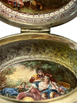 Viennese Enamel Box with Rococo Pastoral Scenes -Austria, late 18th - early 19th century