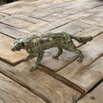 Solid Silver Irish Setter Dog - German - Circa 1905 by Berthold Muller