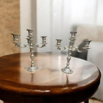Pair of Victorian Silver Plated Candelabra by Richard Hodd & Son - Circa 1880