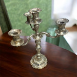 Pair of Victorian Silver Plated Candelabra by Richard Hodd & Son - Circa 1880