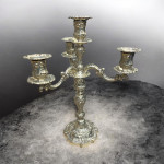 Pair of Victorian Silver Plated Candelabra by Richard Hodd & Son - Circa 1880