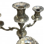 Pair of Victorian Silver Plated Candelabra by Richard Hodd & Son - Circa 1880