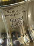 English Silver Christening Mug - William IV - London - 1830 by E E J W Barnard