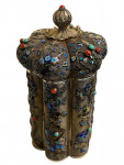 Silver Gilt & Enamel Chinese Caddy - Circa 1920