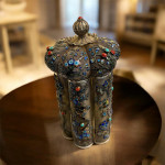 Silver Gilt & Enamel Chinese Caddy - Circa 1920