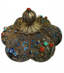 Silver Gilt & Enamel Chinese Caddy - Circa 1920