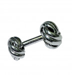 Sterling Silver Knot Cufflinks