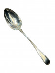 Extra Large Norwegian Silver Serving Spoon - Circa 1877 by Gunnar Bakke