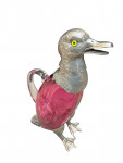 Silver Plated Duck Claret Jug - Circa 1990