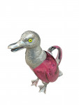 Silver Plated Duck Claret Jug - Circa 1990