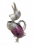 Silver Plated Duck Claret Jug - Circa 1990
