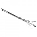 Solid Silver Retractable Silver Swizzle Stick / Cocktail Stirrer