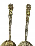 George IV Silver Gilt Serving Spoons - London - 1826 by WE
