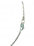 Solid Silver Polished 4 Pebble Pendant on a Chain