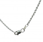 Solid Silver Polished 4 Pebble Pendant on a Chain