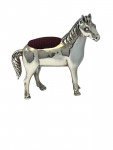 Sterling Silver Horse Pin Cushion
