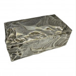 MEXICAN BRITANNIA STANDARD SILVER BOX AND COVER, JANNA THOMAS, TAXCO, IMPORT MARKED FOR LONDON, 1965