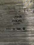 MEXICAN BRITANNIA STANDARD SILVER BOX AND COVER, JANNA THOMAS, TAXCO, IMPORT MARKED FOR LONDON, 1965