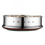 Silver Hallmark 5" Plain Silver Wine Coaster / Bottle Coaster