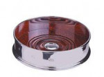 Silver Hallmark 5" Plain Silver Wine Coaster / Bottle Coaster