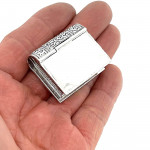 Solid Silver "Book" Pill Box
