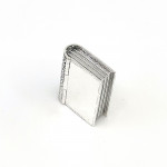 Solid Silver "Book" Pill Box