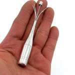 Sterling Silver Champagne Bottle Swizzle Stick With Retractable Stirrer