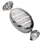 Solid Silver Sweet / Sweetie Shaped Pill Box