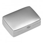 Solid Silver Pill Box (Rectangle)