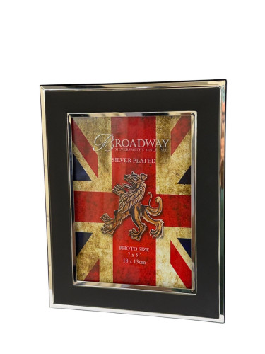 Silver Plated Art Deco Style Photo Frame 7"x 5"