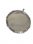 Solid Silver 9 1/2" Salver - London - 1903 by Hawkworth & Eyre