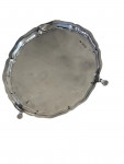 Solid Silver 9 1/2" Salver - London - 1903 by Hawkworth & Eyre