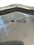 Solid Silver 9 1/2" Salver - London - 1903 by Hawkworth & Eyre