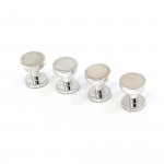 Set Of Four Dress Shirt Studs With Mother Of Pearl Inlay