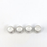 Set Of Four Dress Shirt Studs With Mother Of Pearl Inlay