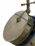 Silver plated and ceramic biscuit box - Circa 1990 by Cirsford & Norris Ltd