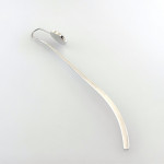 Sterling Silver Spine Bookmark With Engravable Disc