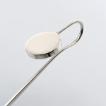 Sterling Silver Spine Bookmark With Engravable Disc