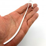 Sterling Silver Spine Bookmark With Engravable Disc