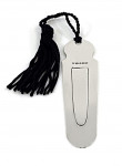 Sterling Silver Plain Tongue Bookmark With Tassel