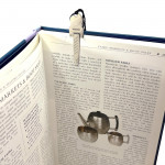 Sterling Silver Plain Tongue Bookmark With Tassel