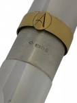Solid Silver Single Cigar Holder - London - 1997 by Asprey London (15cm Cigar Holder)