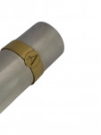 Solid Silver Single Cigar Holder - London - 1997 by Asprey London (15cm Cigar Holder)
