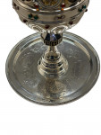 Solid Silver Jewelled Censer - Gothic Ecclesiastical Incense Burner - Hallmarked Sterling Silver for 1987