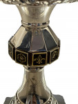 Solid Silver Jewelled Censer - Gothic Ecclesiastical Incense Burner - Hallmarked Sterling Silver for 1987