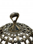 Solid Silver Jewelled Censer - Gothic Ecclesiastical Incense Burner - Hallmarked Sterling Silver for 1987